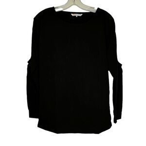 C&C California Black Cold Shoulder Top nwt‎